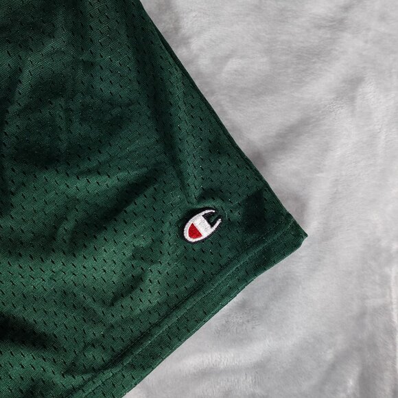 Anwar Carrots X Champion Mesh Shorts Mens Small 9” Drawstring Green - Picture 3 of 12